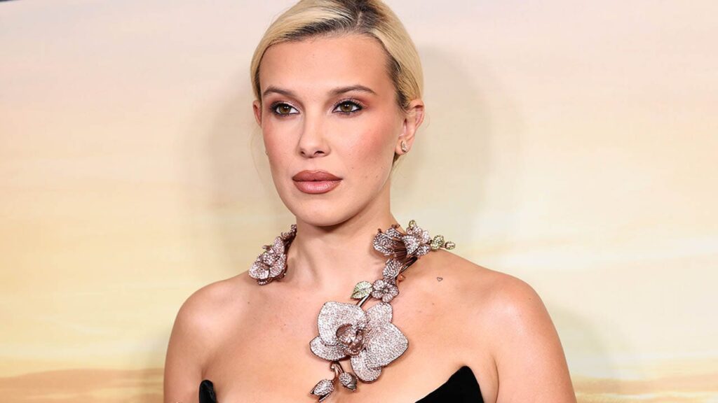 Millie Bobby Brown shows off toned and tanned physique in string bikini