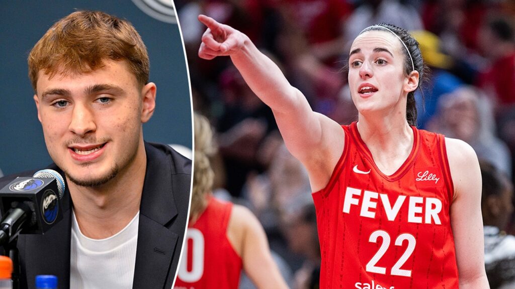 NBA's top draft pick puts Caitlin Clark on WNBA Mount Rushmore