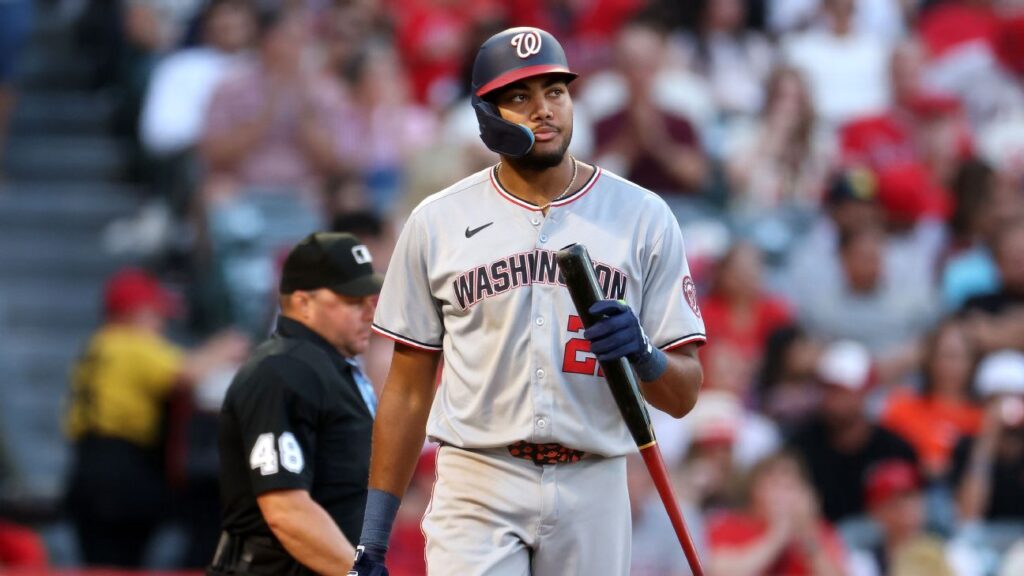 Nationals' James Wood draws 4 intentional walks vs. Angels