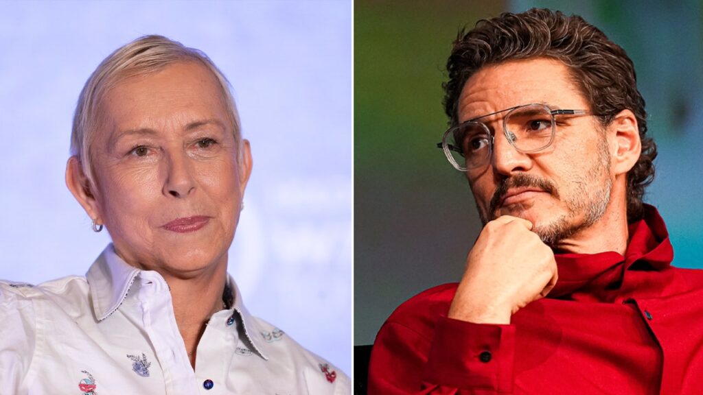 Pedro Pascal faces criticism from Martina Navratilova