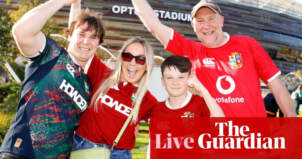 Western Force v British & Irish Lions: rugby union – live | Rugby union