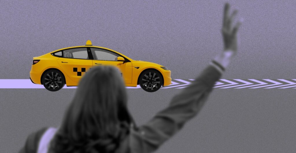 ‘We are the media now’: why Tesla’s robotaxis were dominated by Elon Musk superfans