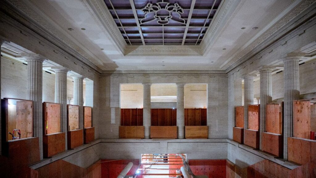 A uncommon behind-the-scenes take a look at the Fed’s $2.5 billion renovation A rare behind-the-scenes look at the Fed's $2.5 billion renovation