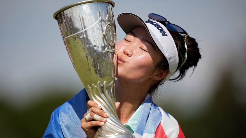 Grace Kim wins Evian Championship in playoff for 1st LPGA main Grace Kim wins Evian Championship in playoff for 1st LPGA major