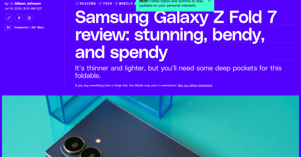 The Verge Launches New Site Features Aimed at Deepening Audience Engagement and Announces New Editorial Newsletters