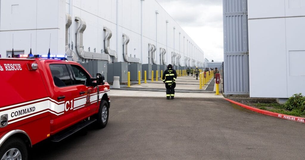 X Data Center Fire in Oregon Started Inside Power Cabinet, Authorities Say