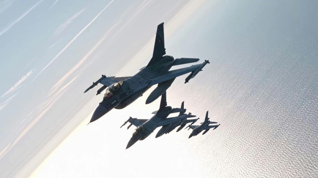 Baltic skies are watched and defended say NATO pilots