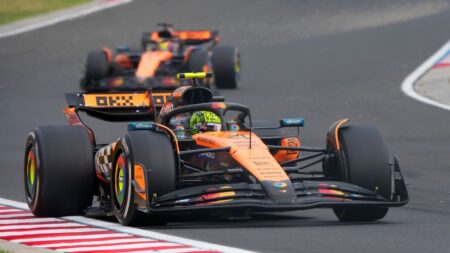 Hungarian GP: Norris narrowly edges Piastri with McLaren 1-2