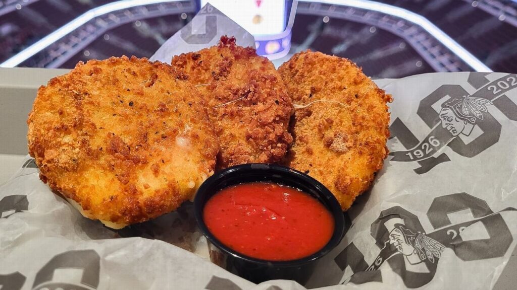 Blackhawks' mozzarella pucks top new NHL, NBA arena food