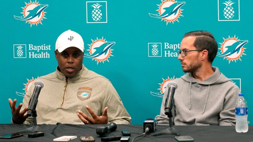 Chris Grier out as Dolphins GM; Mike McDaniel to complete season Chris Grier out as Dolphins GM; Mike McDaniel to finish season