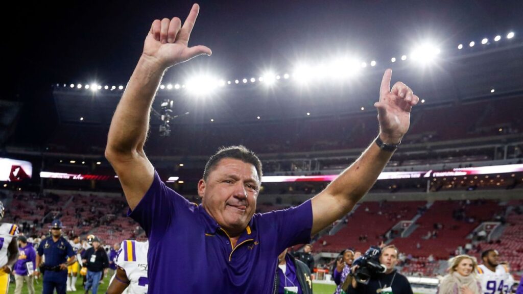 Ed Orgeron says he ‘would love’ to return to LSU as head coach Ed Orgeron says he 'would love' to return to LSU as head coach