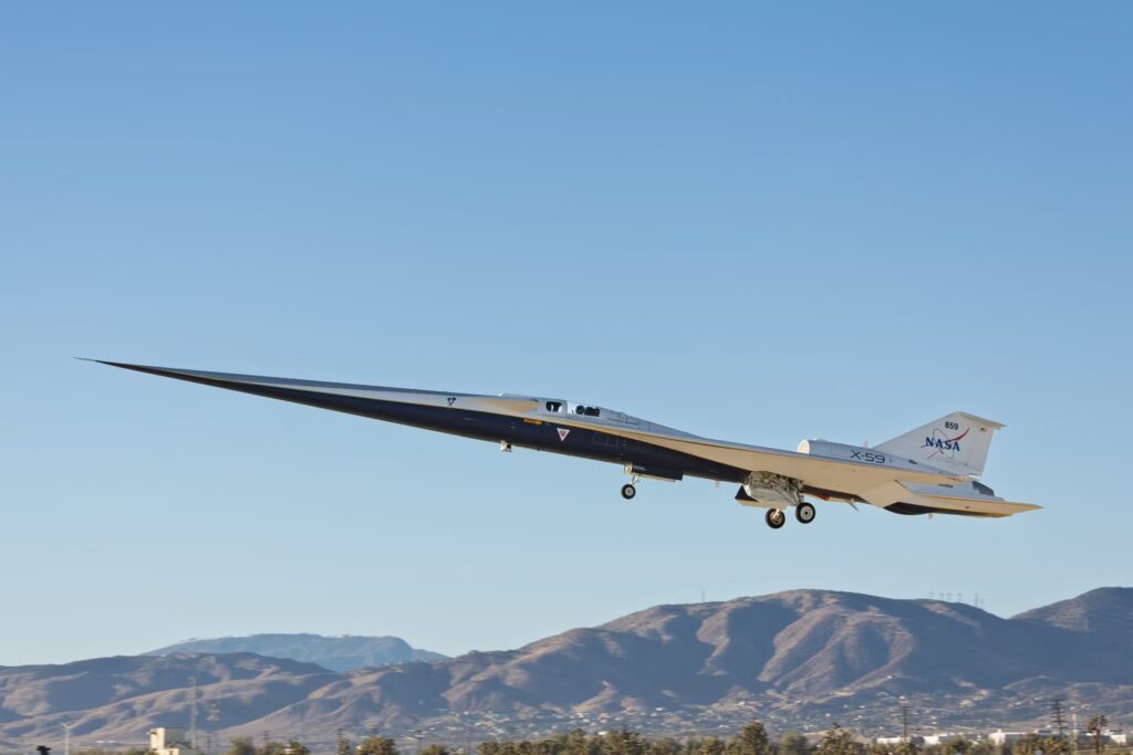NASA and Lockheed Martin’s X-59 completes first flight NASA and Lockheed Martin’s X-59 completes first flight