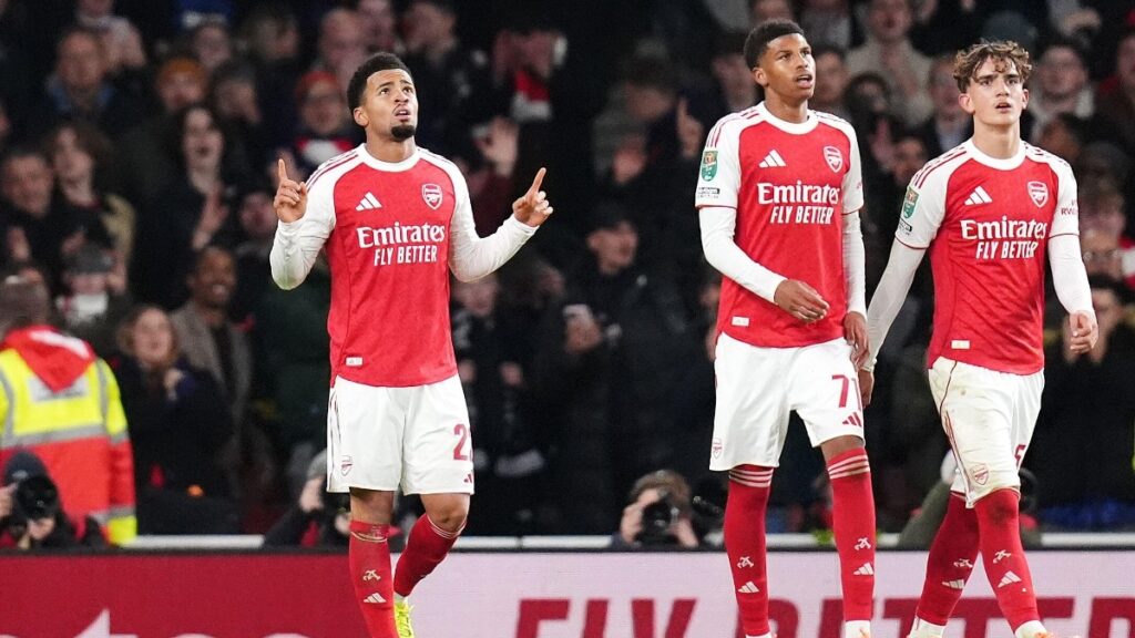 Report, result and goals as Nwaneri and Saka fire Gunners into quarter-finals