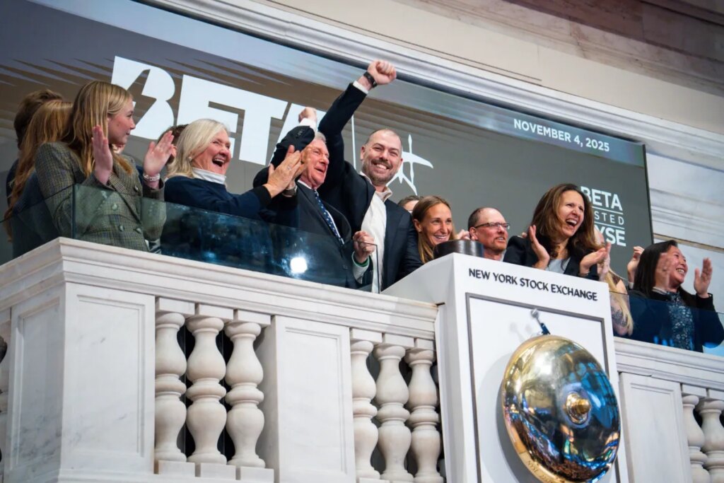 Beta Technologies ends first day on NYSE in the green and $1B raised