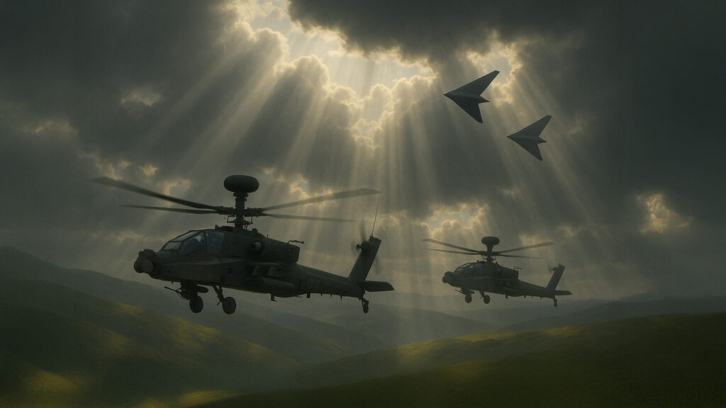 British Apache ships to get autonomous attack drones
