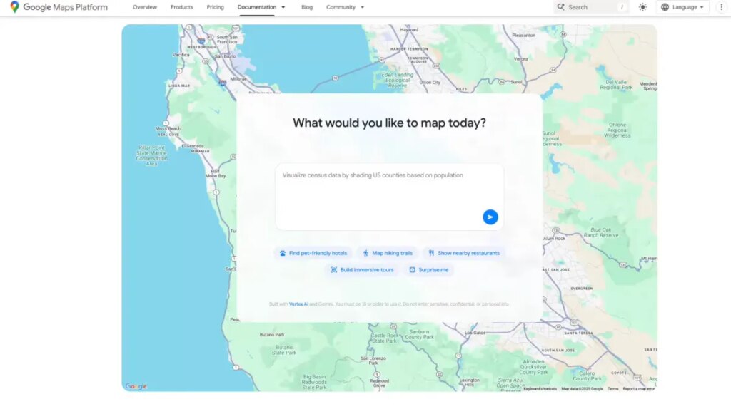 Google Maps releases new AI instruments that allow you to create interactive tasks Google Maps releases new AI tools that let you create interactive projects