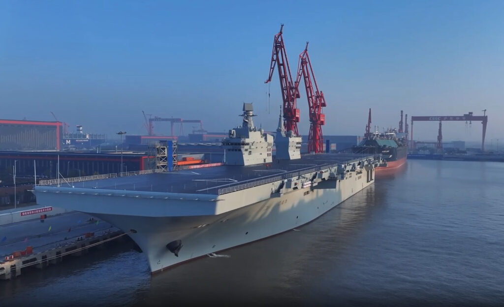 Big new Chinese language assault ship begins trials Huge new Chinese assault ship begins trials