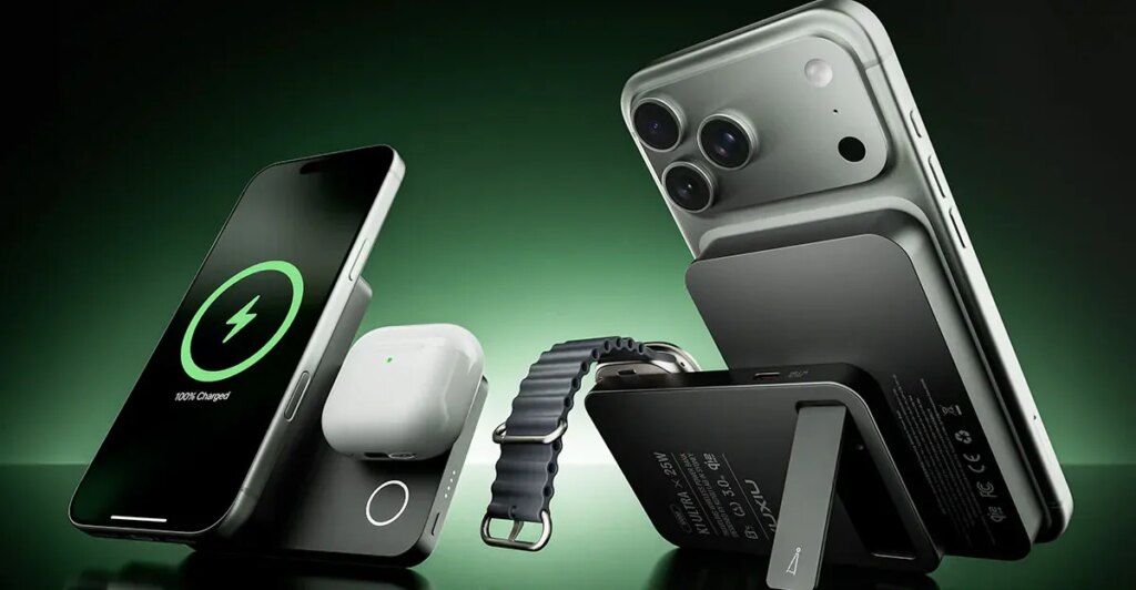 Kuxiu’s multi-device energy financial institution now has quicker 25W wi-fi charging Kuxiu’s multi-device power bank now has faster 25W wireless charging