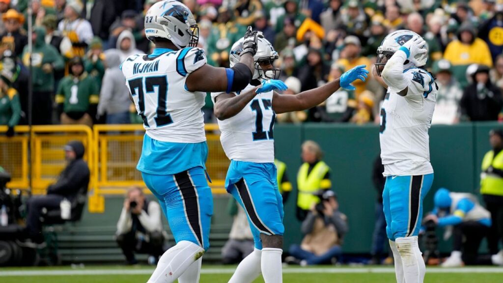 Panthers’ Dowdle fined for ‘2-pump’ celebration vs. Packers Panthers' Dowdle fined for '2-pump' celebration vs. Packers