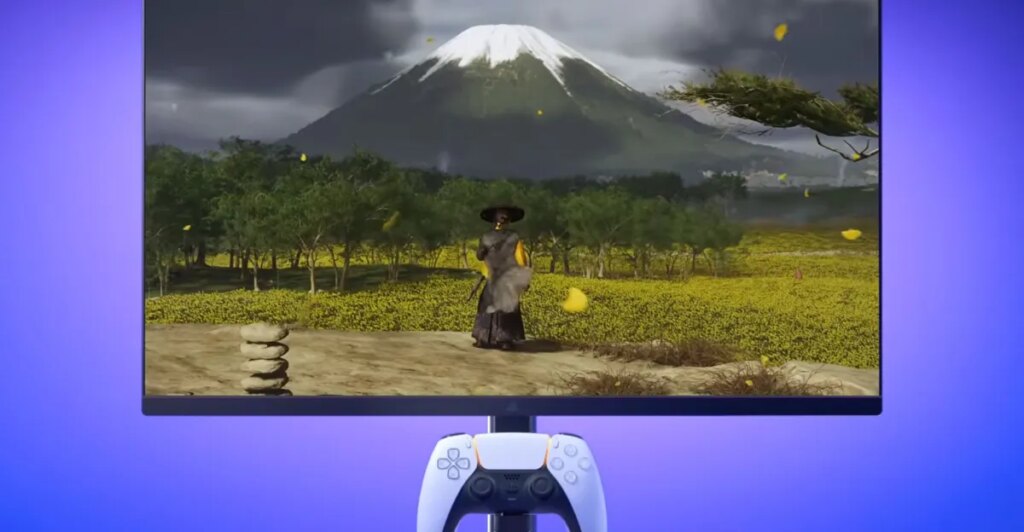 Sony’s PlayStation gaming monitor expenses a DualSense controller Sony’s PlayStation gaming monitor charges a DualSense controller