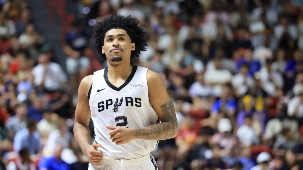 Spurs No. 2 decide Dylan Harper exits vs. Suns with calf damage Spurs No. 2 pick Dylan Harper exits vs. Suns with calf injury