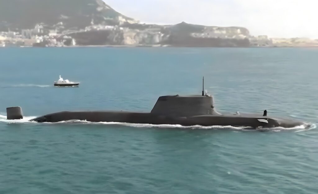 Armed British nuclear submarine sets sail