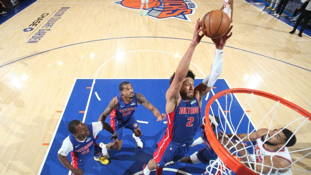 Cade Cunningham adds to MVP 'case' with 42-point game vs. Knicks