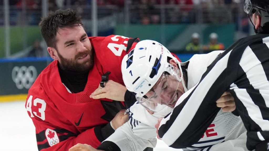 Canada’s Tom Wilson: The Enforcer Who Broke the Olympic Truce Canada's Tom Wilson drops gloves in rare Olympic hockey fight