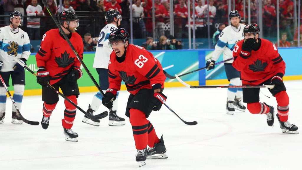 Golden Scrutiny: Grading Canada’s Olympic Hockey Triumph Over Finland Grades, questions from Canada's Olympic hockey win vs. Finland