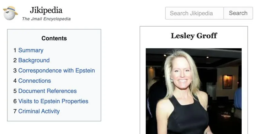 Jikipedia: Epstein’s Unredacted Index of Power Jikipedia turns Epstein’s emails into an encyclopedia of the his powerful friends