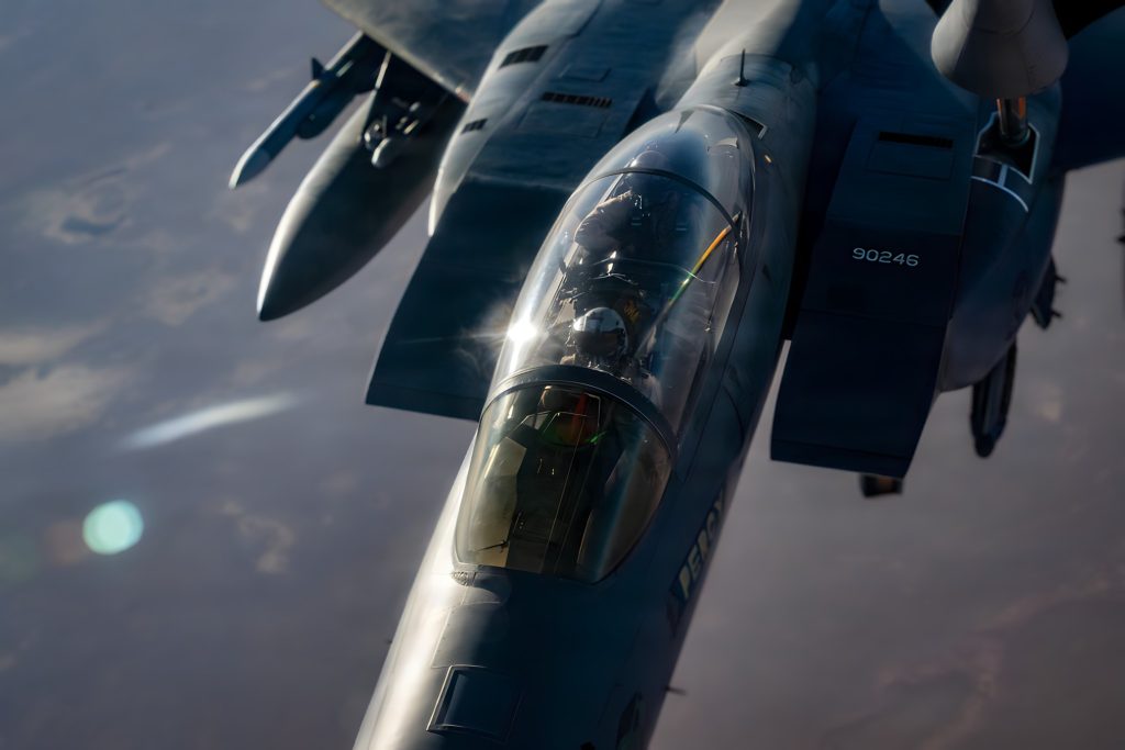 Thunder Across the Pond: US F-15s Swarm UK Skies Massive surge of American F-15 jets heads to UK