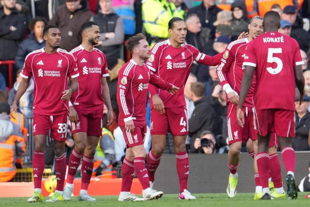 Anfield: Reds’ Fifth Heaven: Thrilling Triumph Caps Drama… Report, result and goals Reds up to fifth after thrilling contest