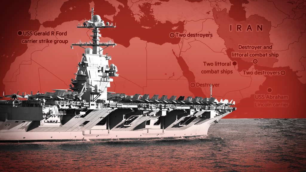 The ‘incredibly significant’ US military forces surrounding Iran