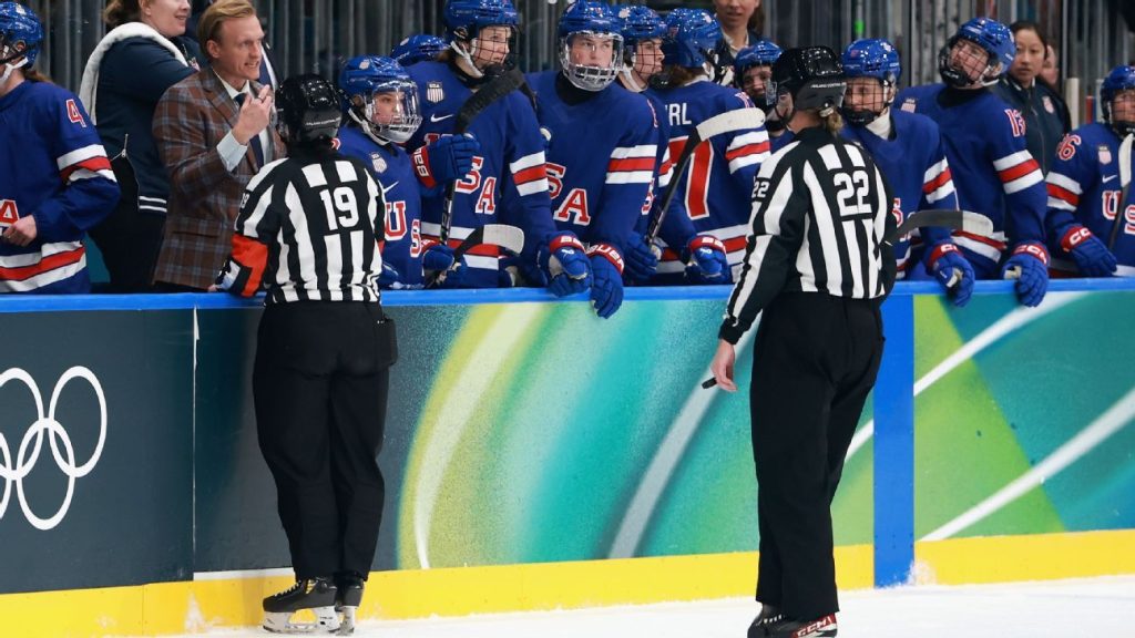 USA's Abbey Murphy at center of chippy Olympic hockey win vs. Italy
