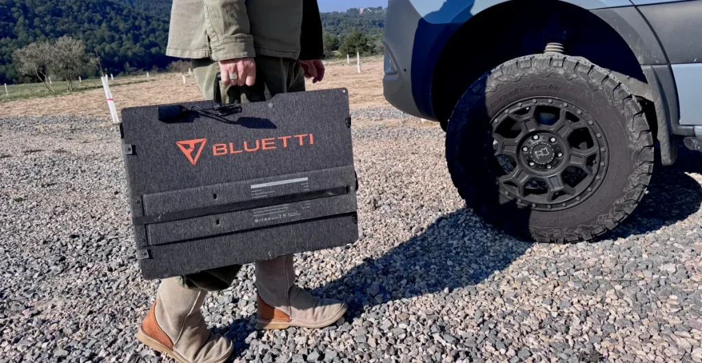 Bluetti’s Sora 500 solar panel is incredibly powerful for its size