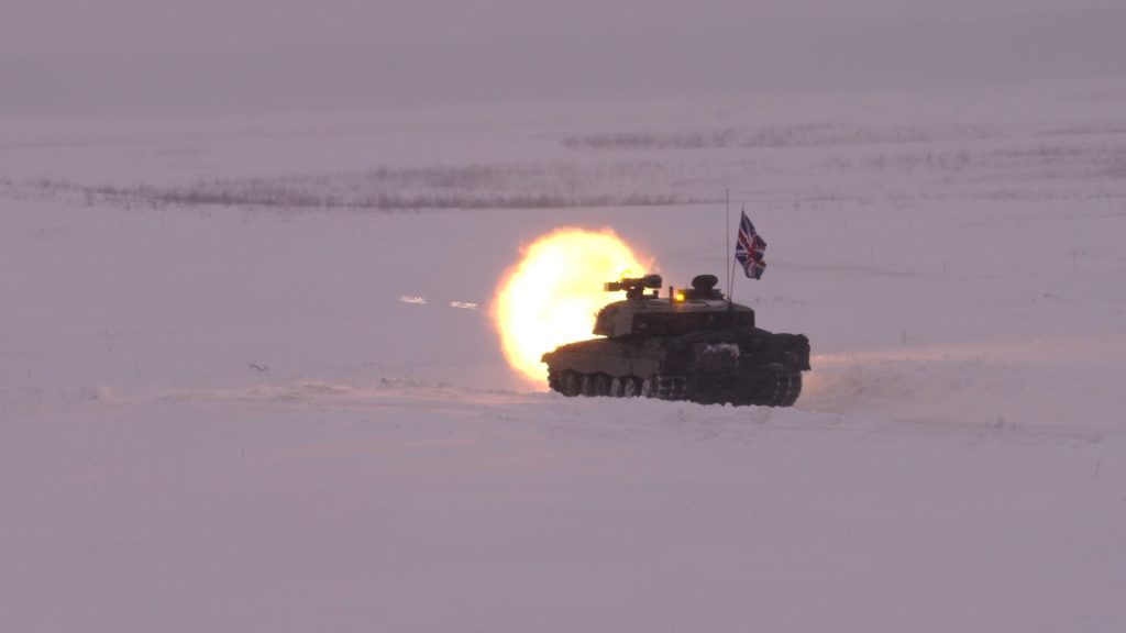 British heavy firepower unleashed in Estonia