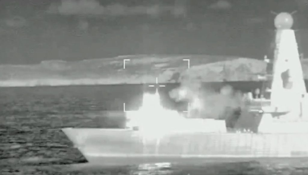 Hormuz Flashpoint: UK Dispatches Elite Air Defence Warship British warship downs swarm of attack drones off UK coast