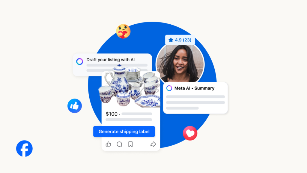 Marketplace Just Hired: Vendors retain the ability to activate, Facebook Marketplace now lets Meta AI respond to buyers' messages