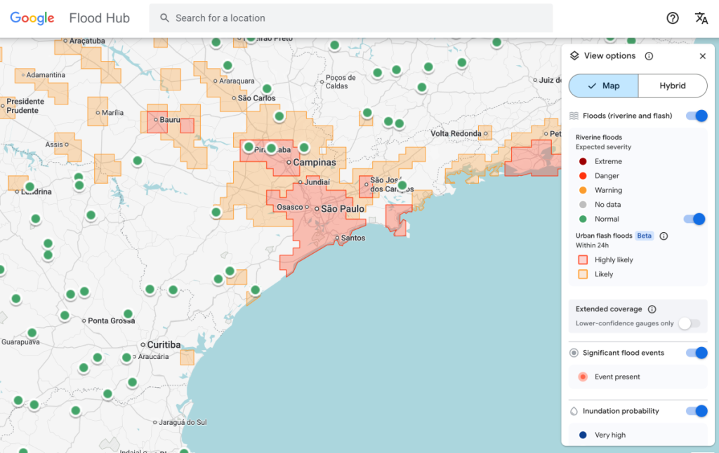 Google is using old news reports and AI to predict flash floods