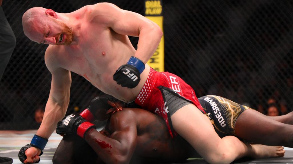 Pyfer finishes Adesanya in career-best win at UFC Fight Night