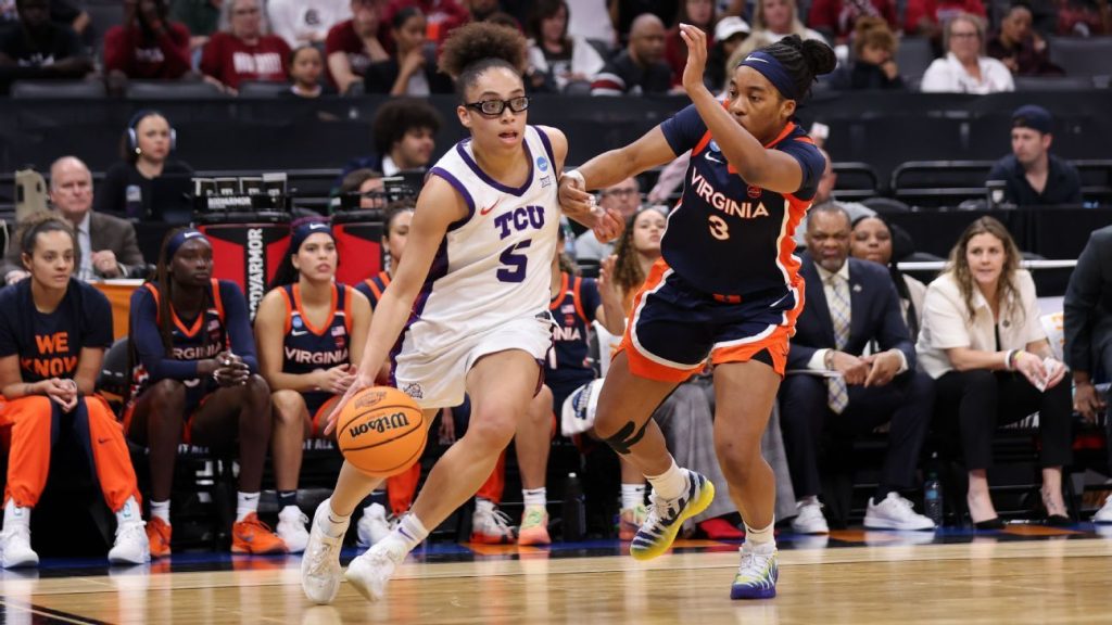 Suarez, Miles lead TCU past Virginia, back into Elite Eight