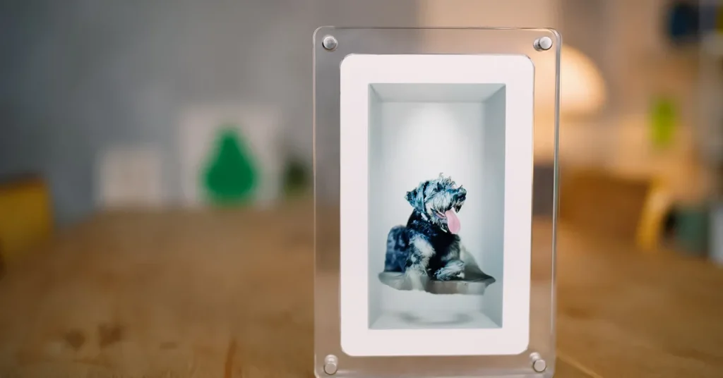 Conjuring Closer Connections: The Holographic Frame This Digital Picture Frame Wants to Bring People Closer to a Holographic Future