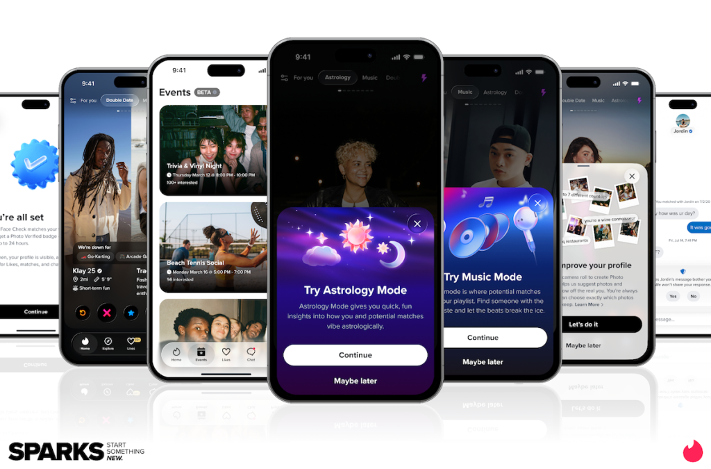 Beyond the Swipe: Tinder’s Bid to Rekindle Real-World Romance Tinder tries to lure people back to online dating with IRL events, virtual speed dating