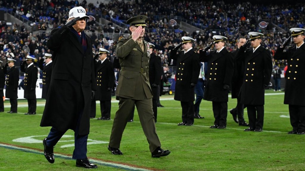 Trump issues executive order to protect Army-Navy broadcast