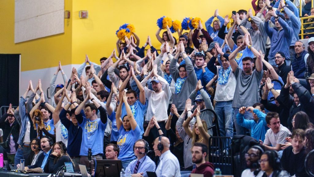 Welcome to 'The Reef': Inside the LIU Sharks' courtside section