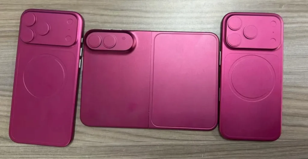 A wild, wide foldable iPhone dummy emerges amid rumors of a delay