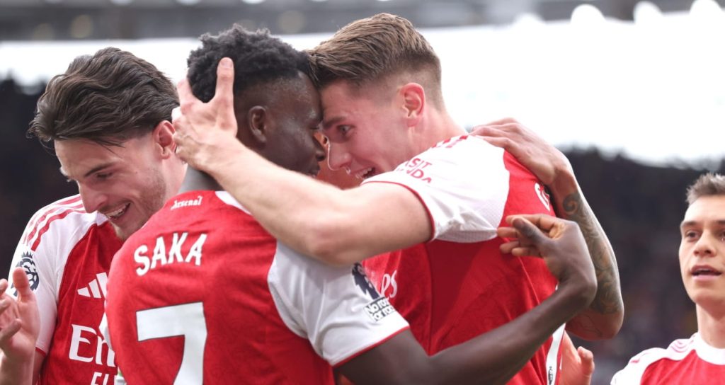 Arsenal 3-0 Fulham: Report, result and goals as Gunners move six clear of City