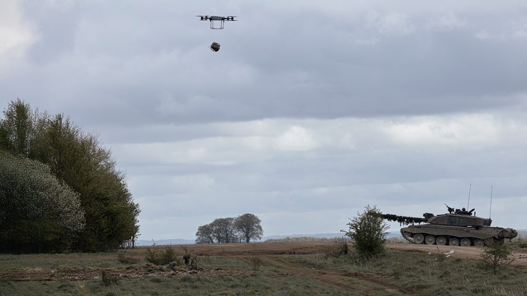 Drones Armour Redefine Combat: British Army Unveils Future Warfare:… British Army demonstrates future mix of drones and armour