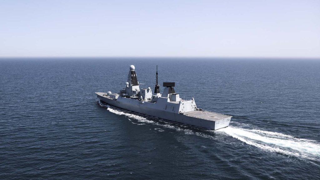 Iran issues threat to British warship