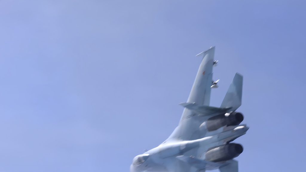 Russian jet dangerously close to British military aircraft